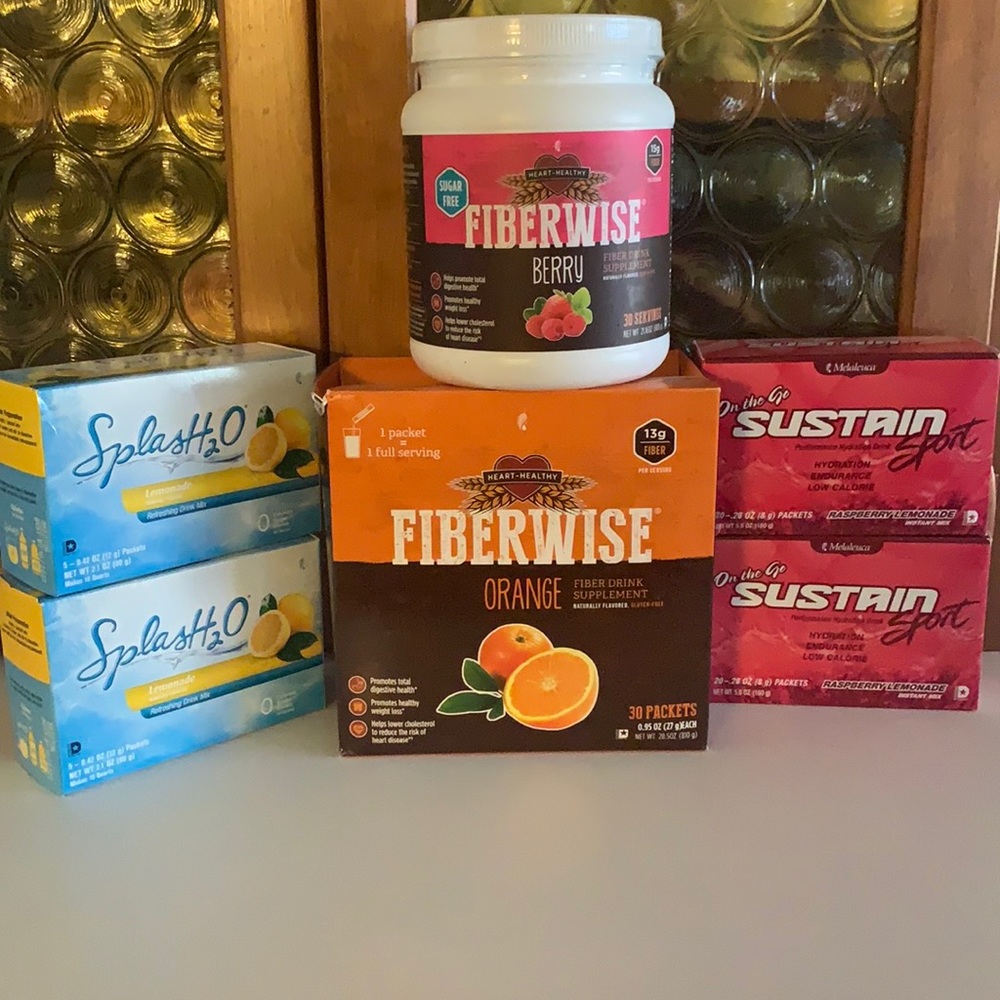 Melaleuca Sustain Sport, Lemonade, Fiberwise lot